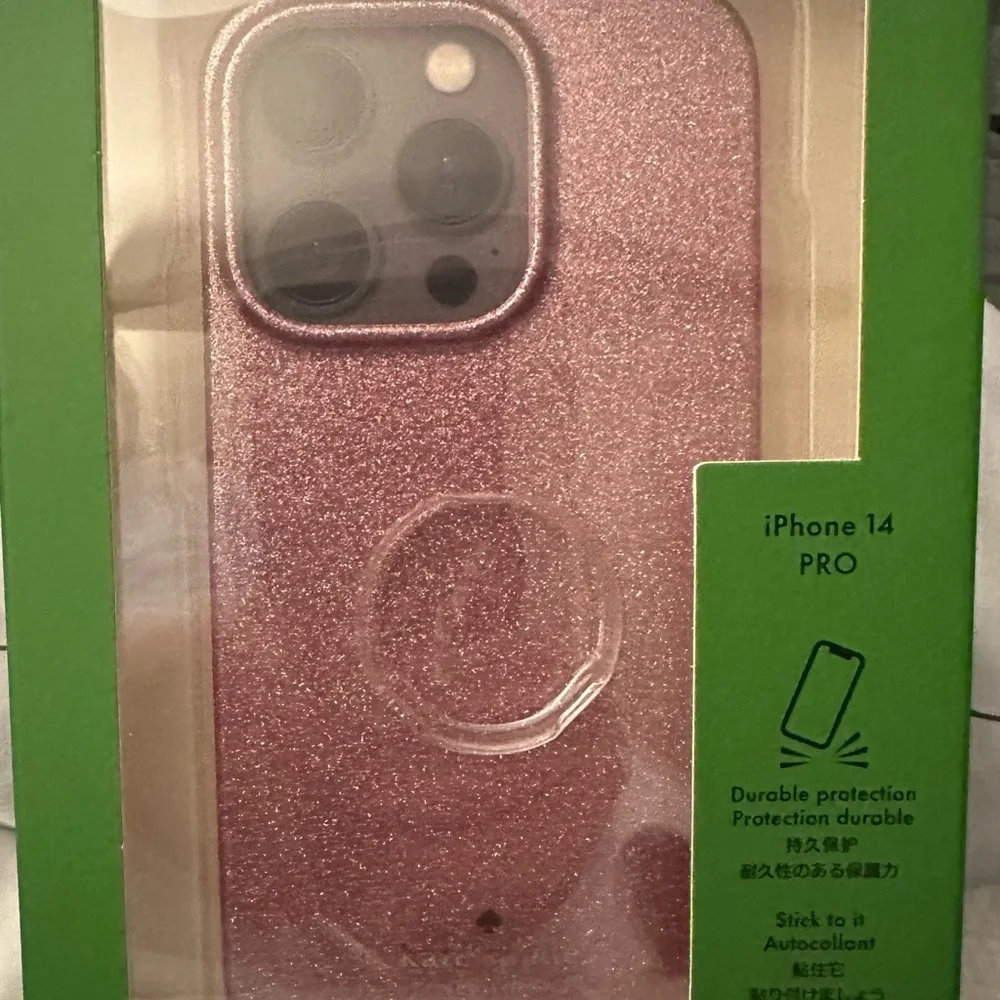 Pink glitter iPhone cases